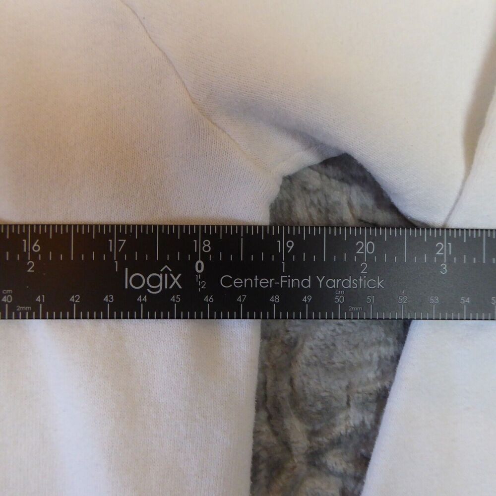 Vintage Giant Pandas Sweatshirt Adult Large White 80s Crewneck Nature Chop Stick - Picture 5 of 8
